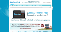 Desktop Screenshot of nominax.com